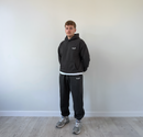 Script Joggers in faded Black