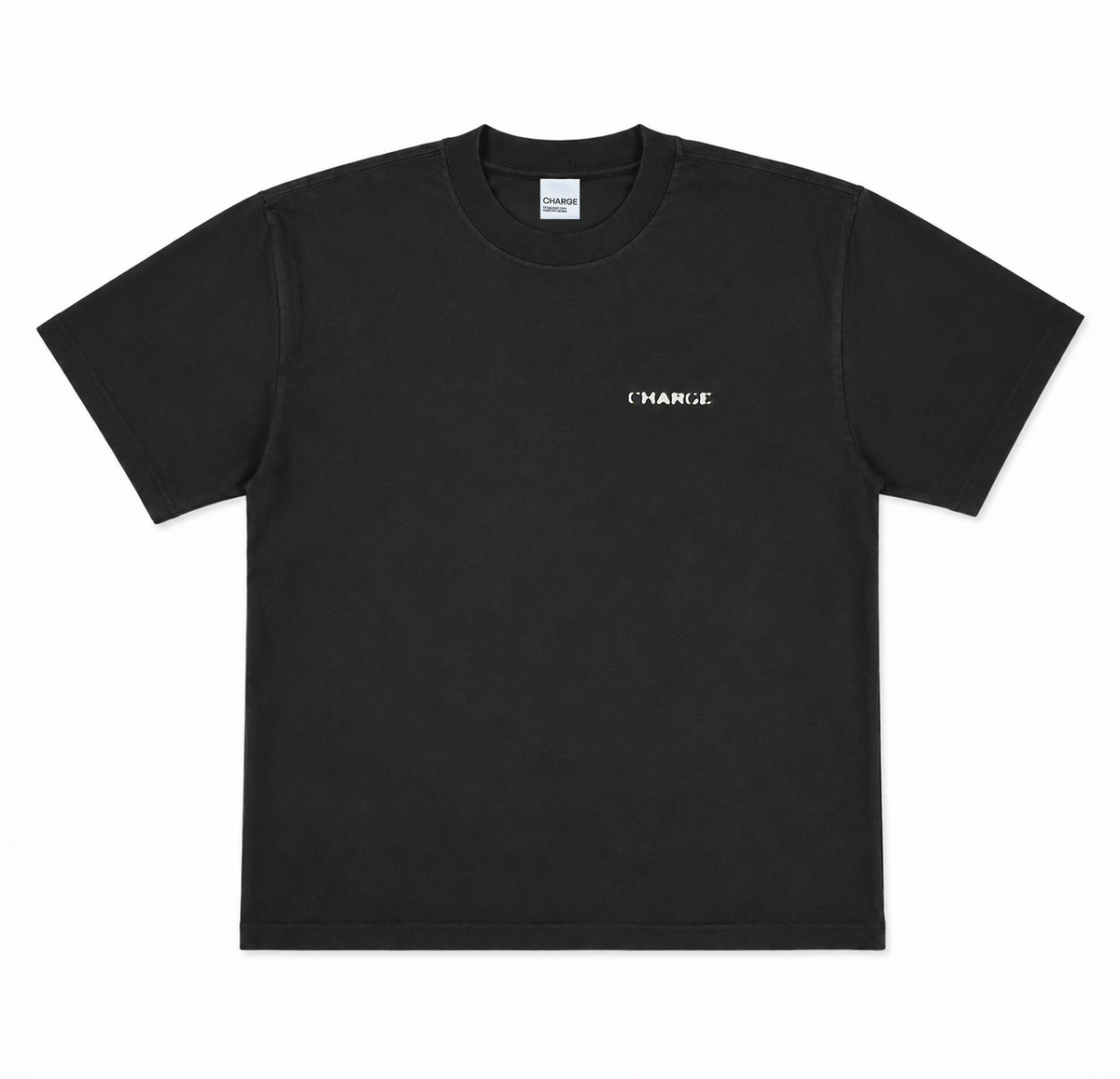 Halftone Logo T - Faded Black