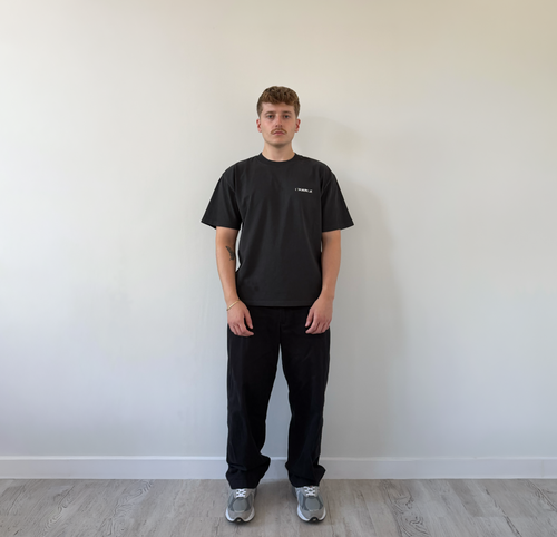 Halftone Logo T in faded Black