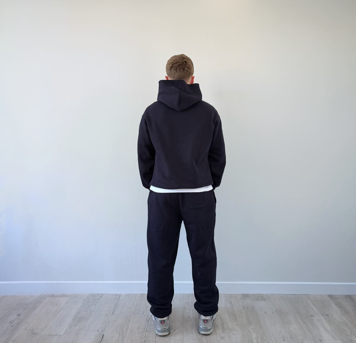 Script Joggers in Navy
